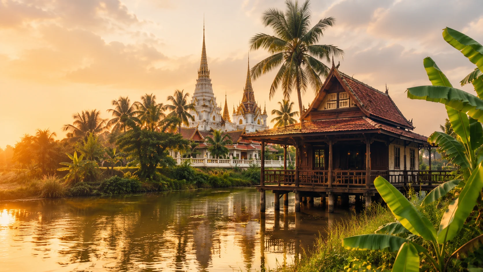 Wat Bot, Phitsanulok — riverside temple landscape